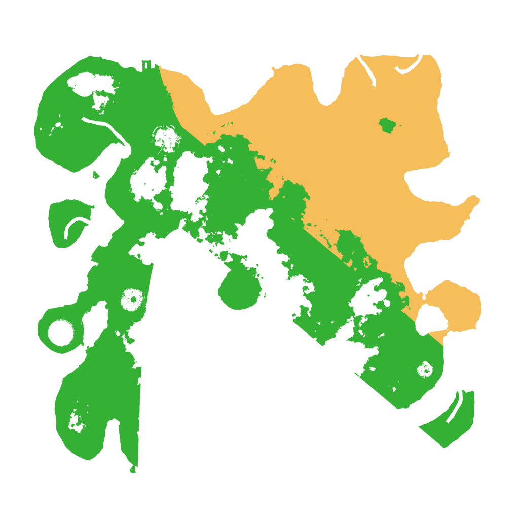 Biome Rust Map: Procedural Map, Size: 3550, Seed: 39558711