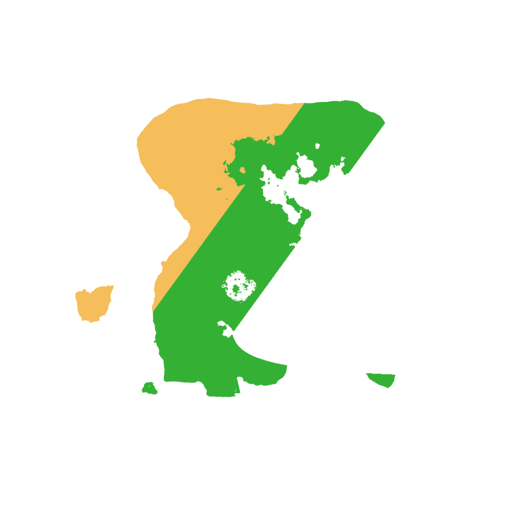 Biome Rust Map: Procedural Map, Size: 1800, Seed: 1233355555