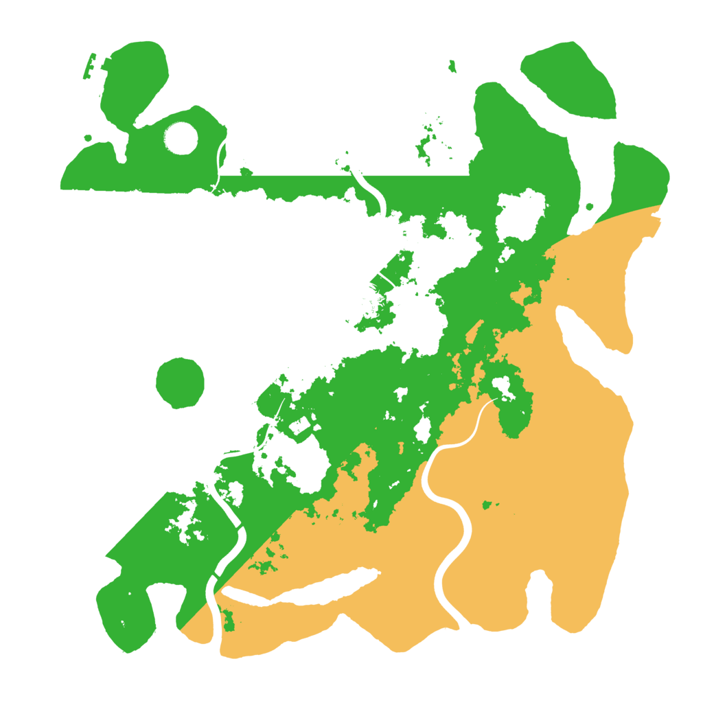 Biome Rust Map: Procedural Map, Size: 3900, Seed: 47265943