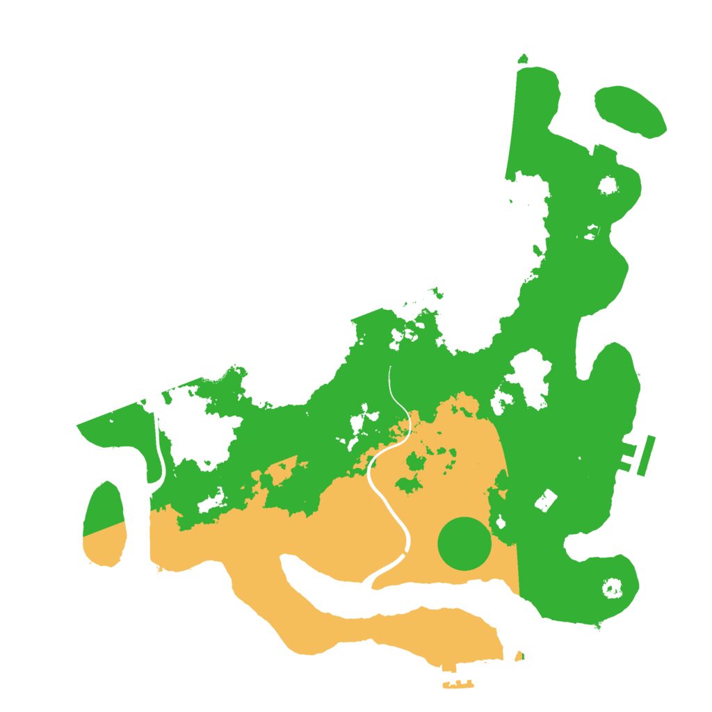 Biome Rust Map: Procedural Map, Size: 3500, Seed: 1146853378