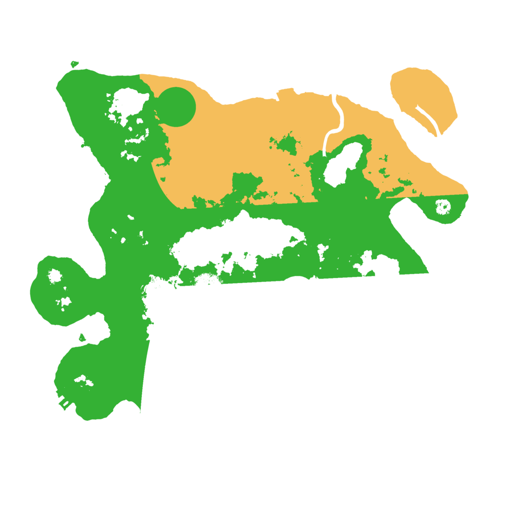 Biome Rust Map: Procedural Map, Size: 3400, Seed: 320392216