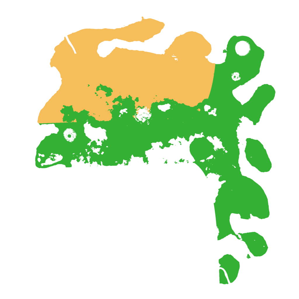Biome Rust Map: Procedural Map, Size: 3550, Seed: 4046785