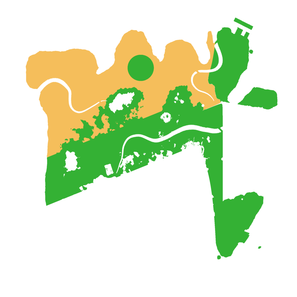 Biome Rust Map: Procedural Map, Size: 3000, Seed: 814199637
