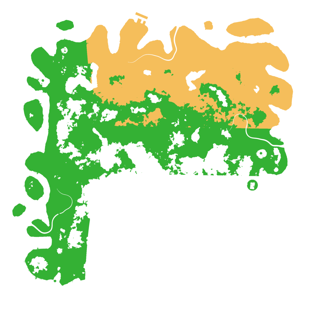 Biome Rust Map: Procedural Map, Size: 5000, Seed: 35194