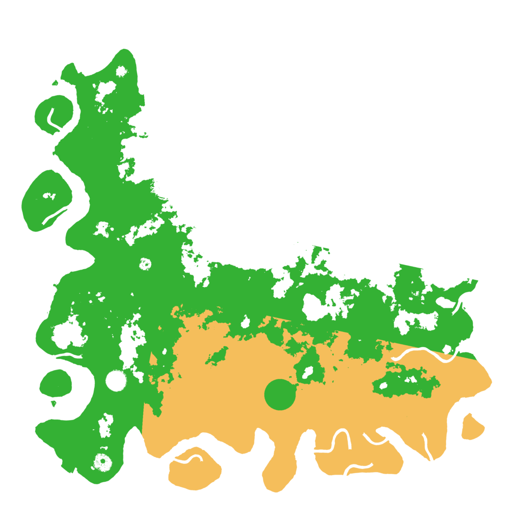 Biome Rust Map: Procedural Map, Size: 4400, Seed: 6686666