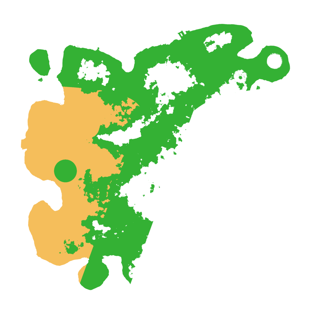 Biome Rust Map: Procedural Map, Size: 3700, Seed: 523783178