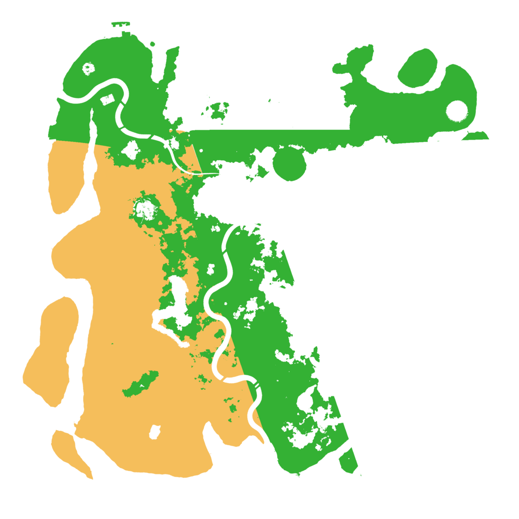 Biome Rust Map: Procedural Map, Size: 4300, Seed: 75695002