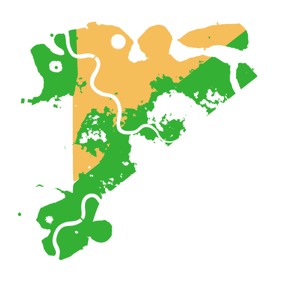 Biome Rust Map: Procedural Map, Size: 3500, Seed: 7175194