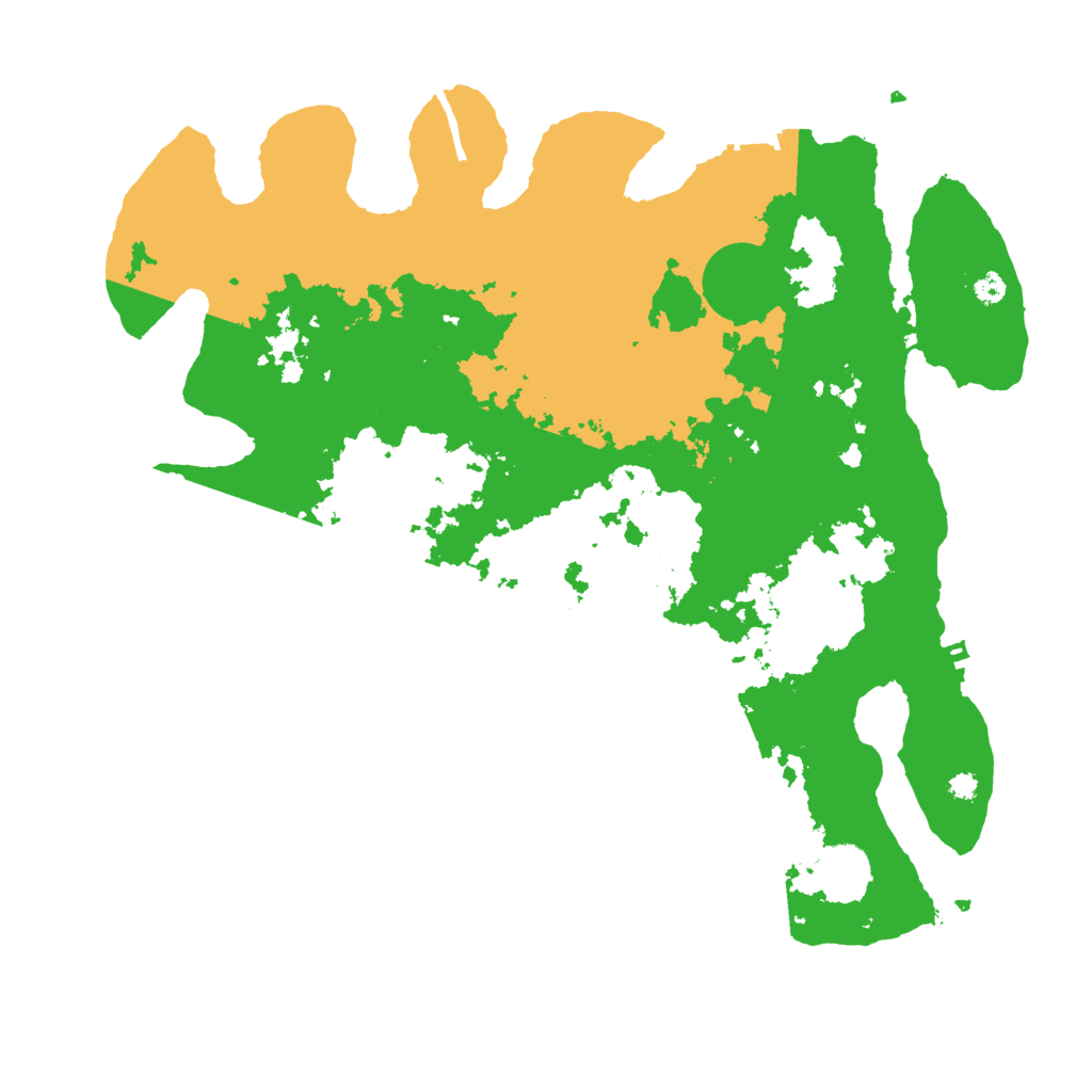 Biome Rust Map: Procedural Map, Size: 3650, Seed: 48473311