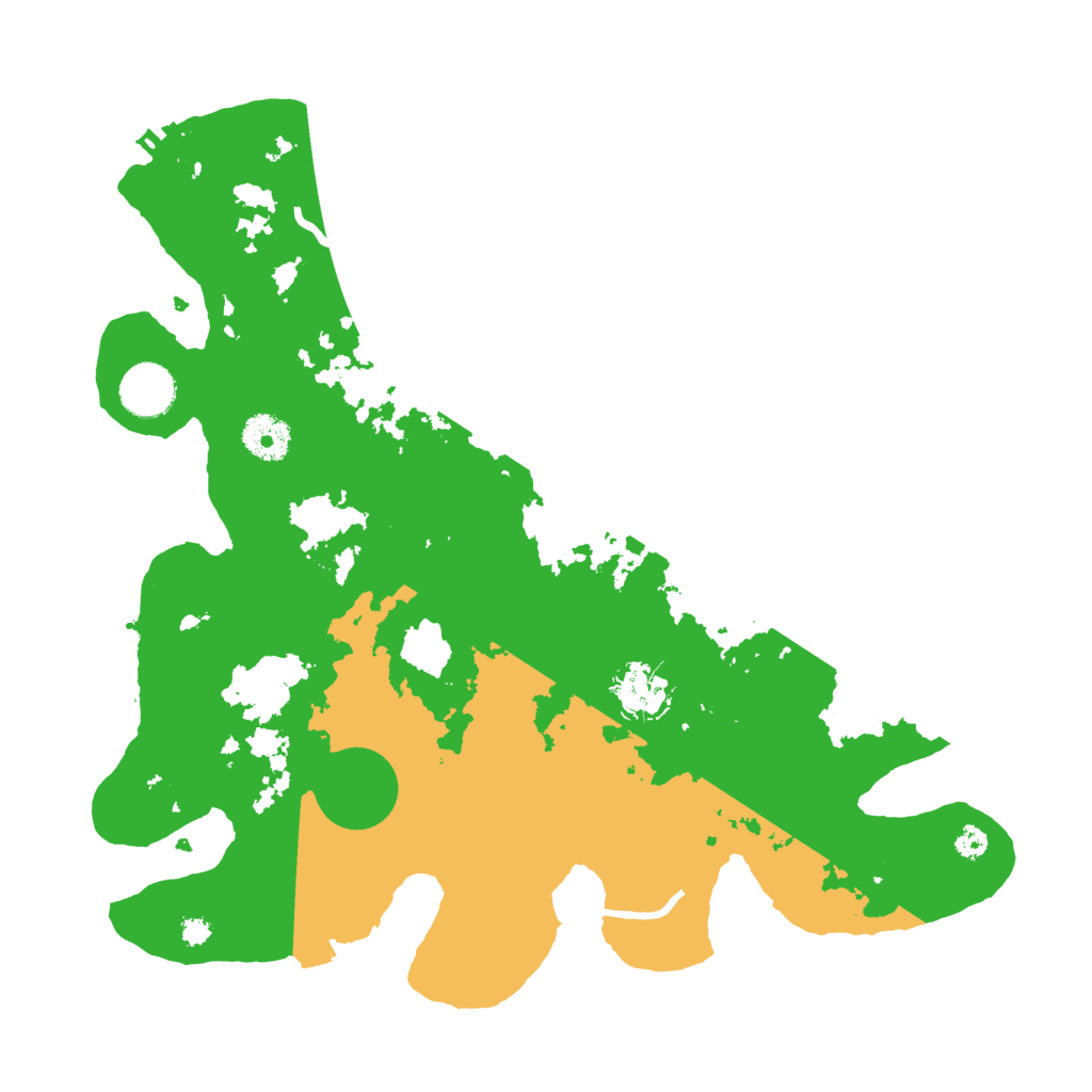 Biome Rust Map: Procedural Map, Size: 3500, Seed: 95310193
