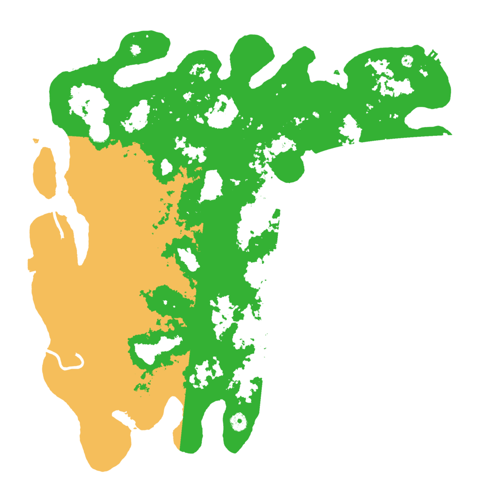 Biome Rust Map: Procedural Map, Size: 4400, Seed: 57792889