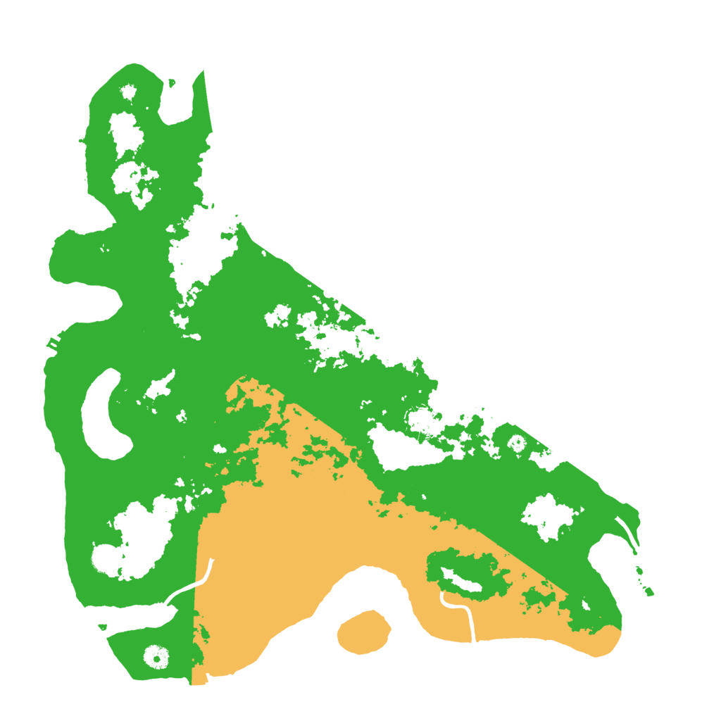Biome Rust Map: Procedural Map, Size: 4400, Seed: 66593549