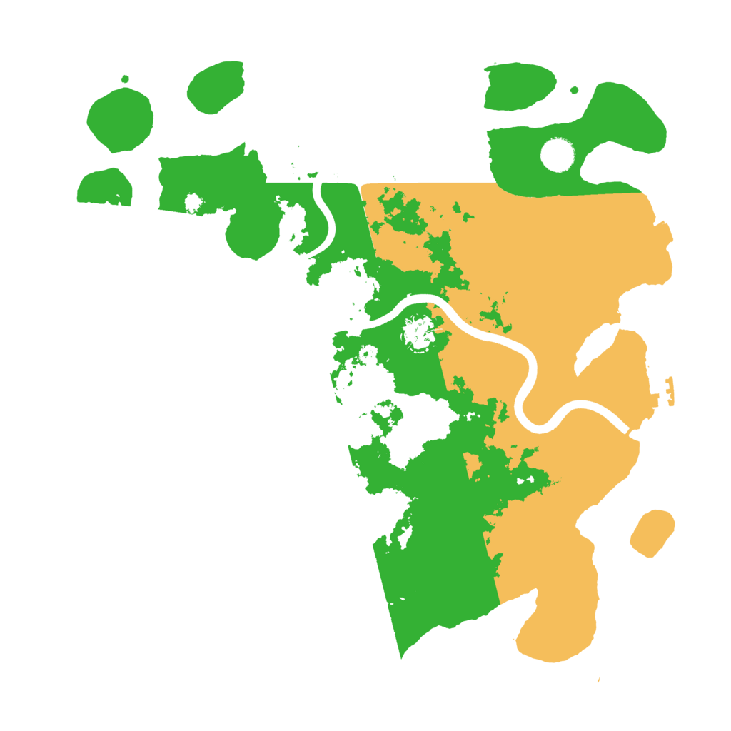 Biome Rust Map: Procedural Map, Size: 3800, Seed: 56939195