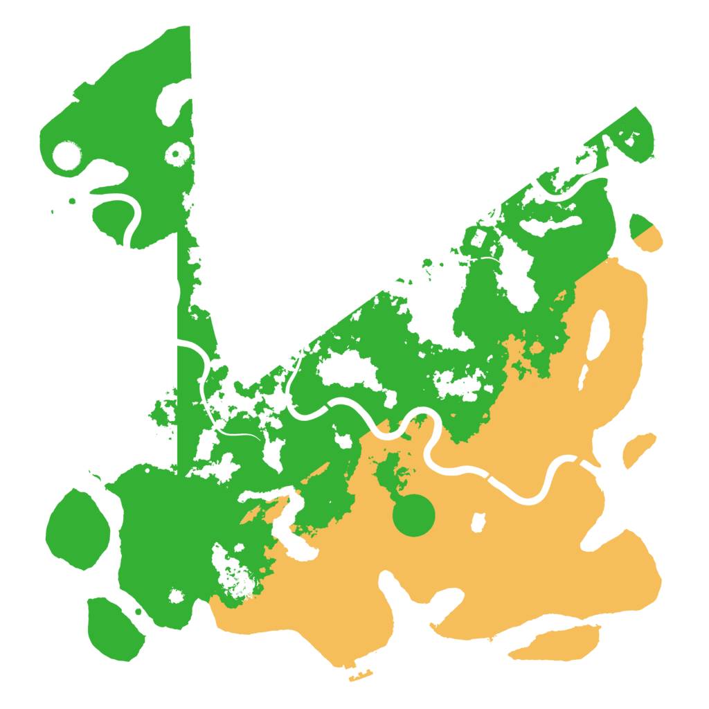 Biome Rust Map: Procedural Map, Size: 4400, Seed: 21586008