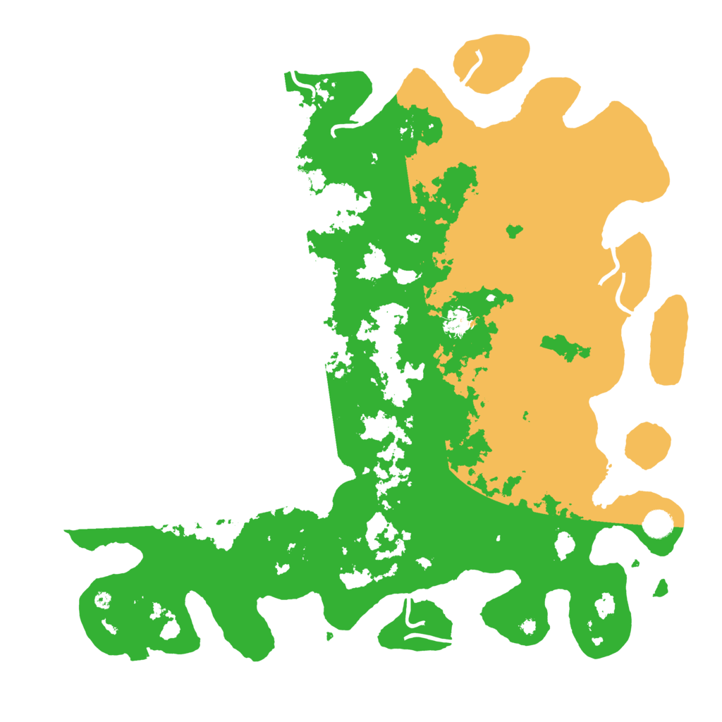 Biome Rust Map: Procedural Map, Size: 4400, Seed: 55389540
