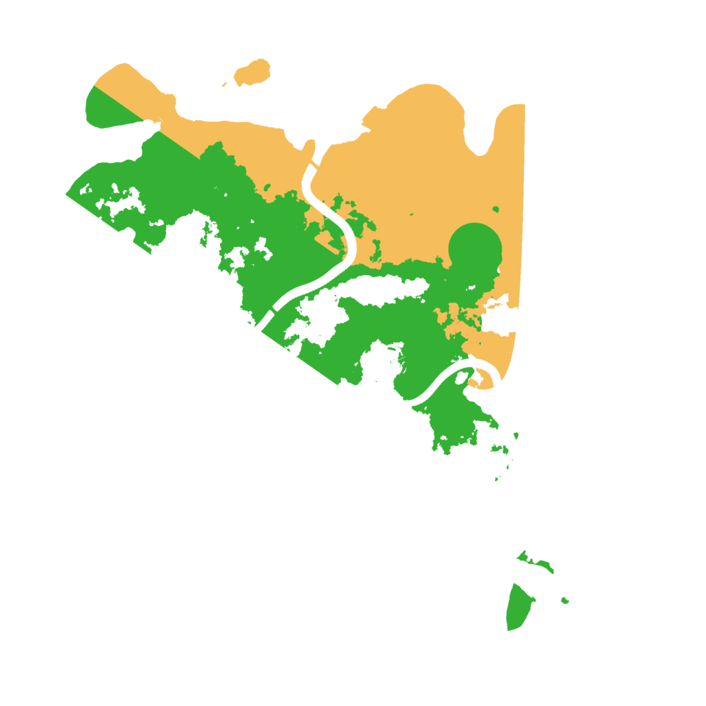 Biome Rust Map: Procedural Map, Size: 3550, Seed: 11232586