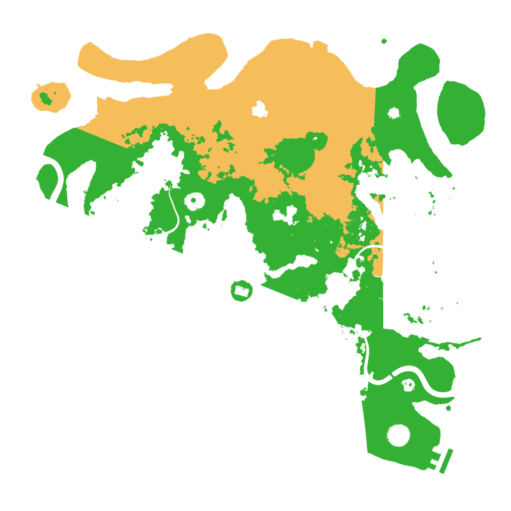 Biome Rust Map: Procedural Map, Size: 4000, Seed: 58742919