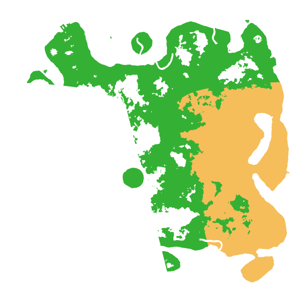 Biome Rust Map: Procedural Map, Size: 4100, Seed: 72126357