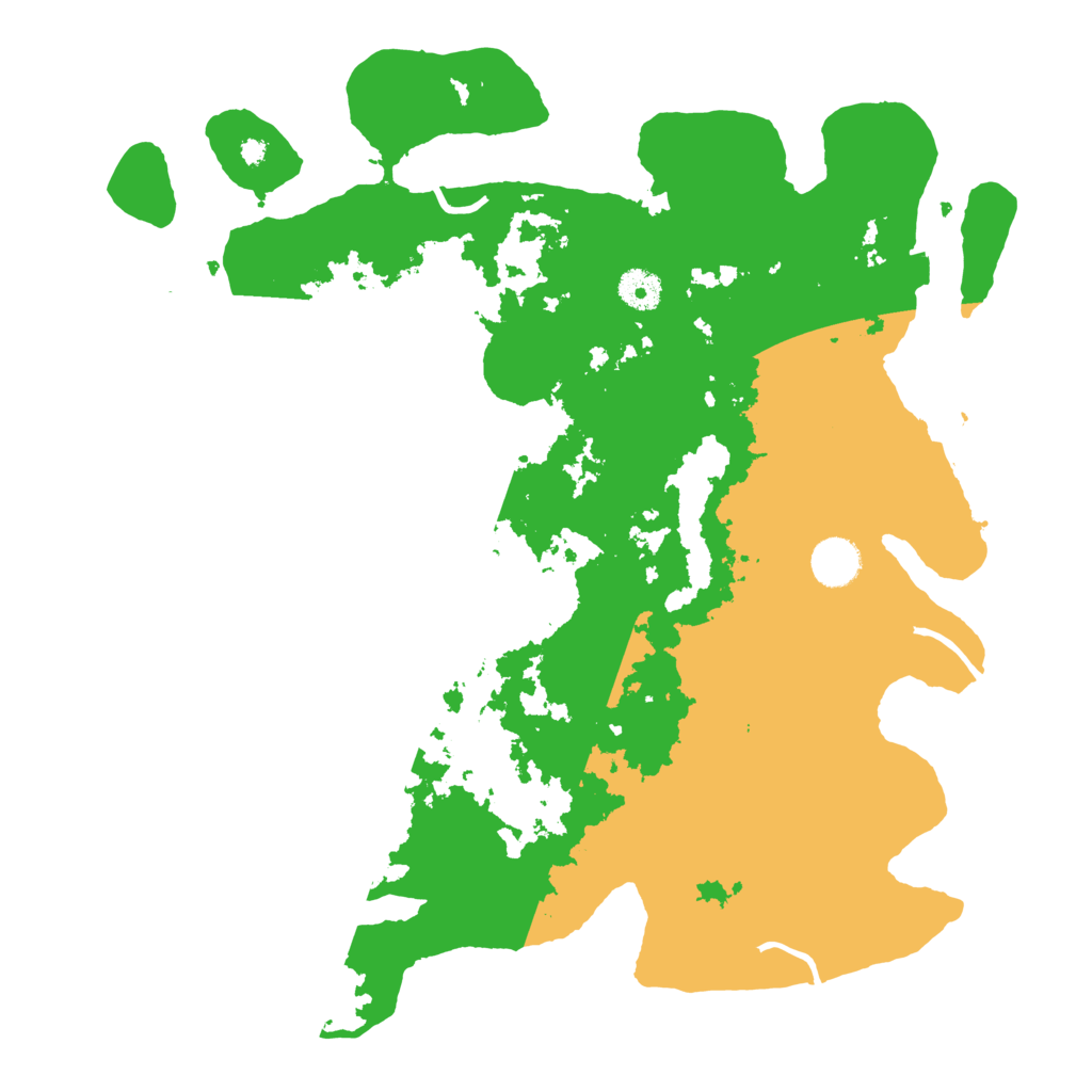 Biome Rust Map: Procedural Map, Size: 3900, Seed: 61168192