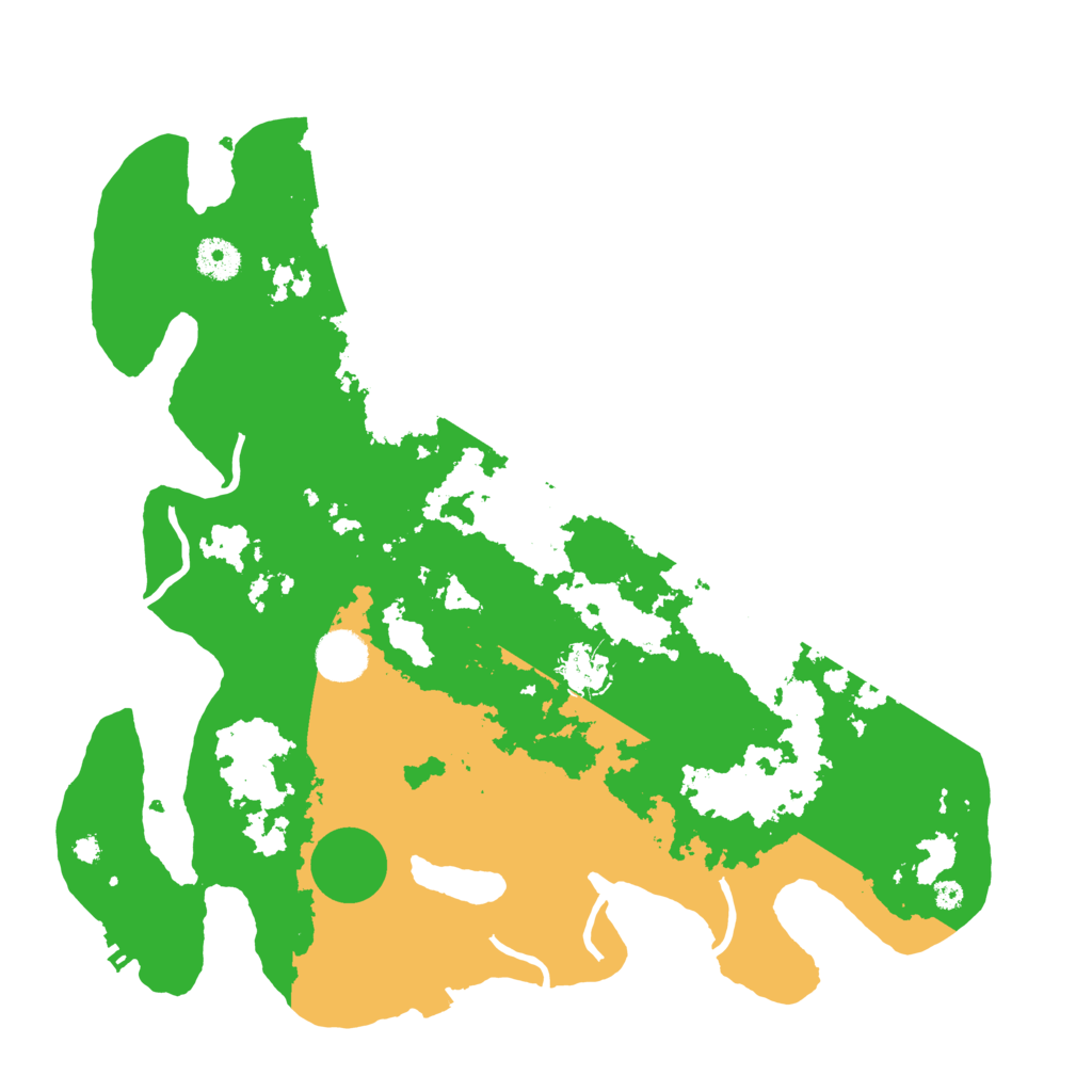 Biome Rust Map: Procedural Map, Size: 3800, Seed: 57538315