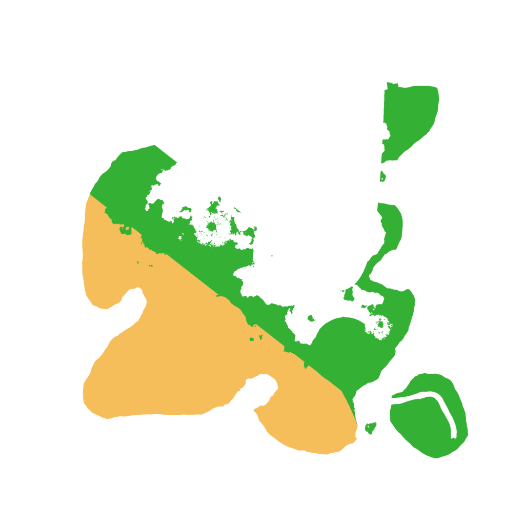 Biome Rust Map: Procedural Map, Size: 2200, Seed: 1231