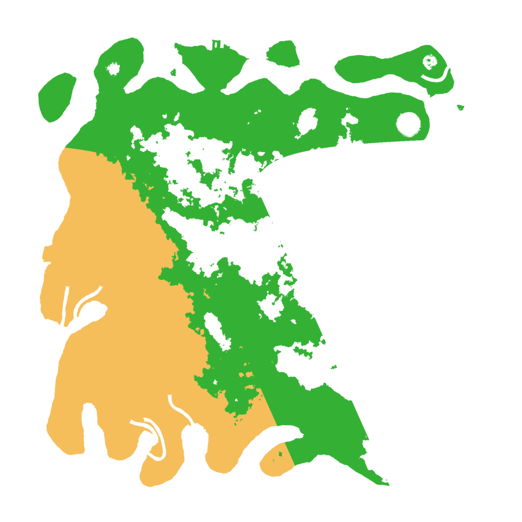 Biome Rust Map: Procedural Map, Size: 3850, Seed: 88495516
