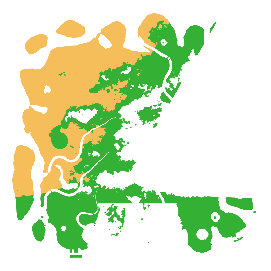 Biome Rust Map: Procedural Map, Size: 4400, Seed: 12203292