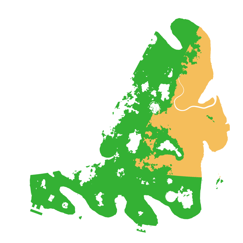 Biome Rust Map: Procedural Map, Size: 3950, Seed: 72010565