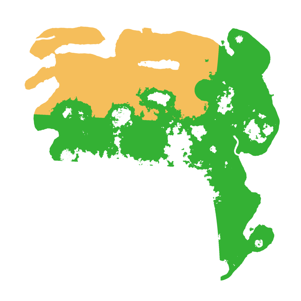 Biome Rust Map: Procedural Map, Size: 3800, Seed: 23536294