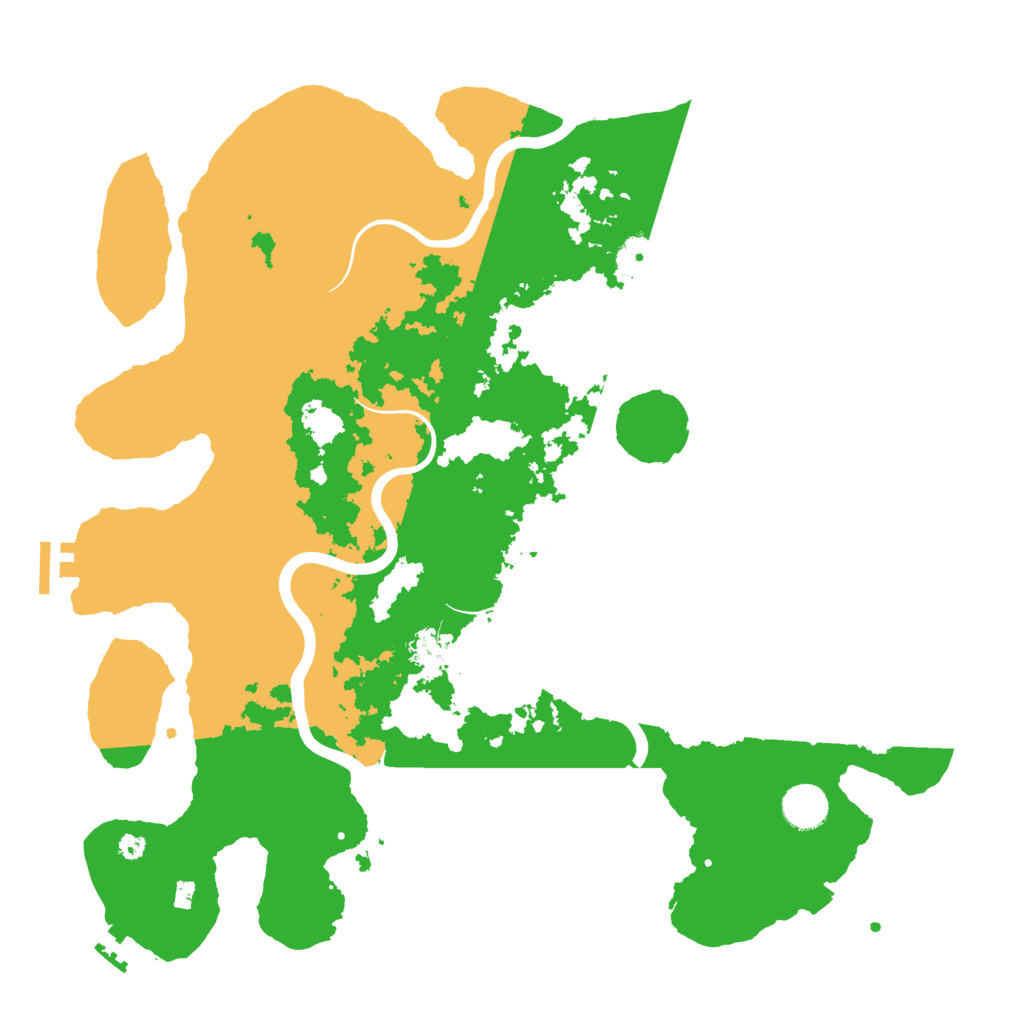 Biome Rust Map: Procedural Map, Size: 3950, Seed: 7070567