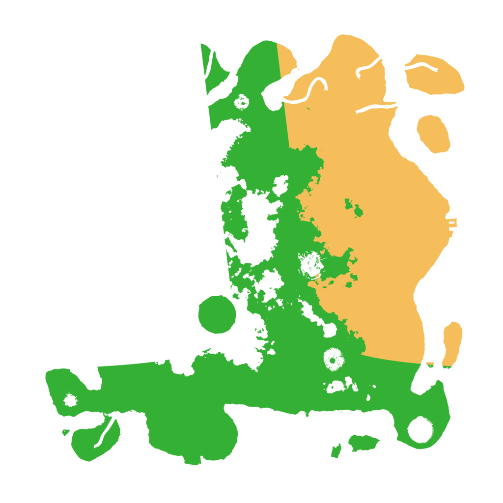 Biome Rust Map: Procedural Map, Size: 3550, Seed: 96006980