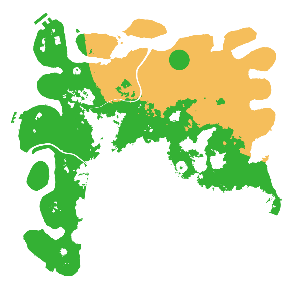 Biome Rust Map: Procedural Map, Size: 3900, Seed: 72596731