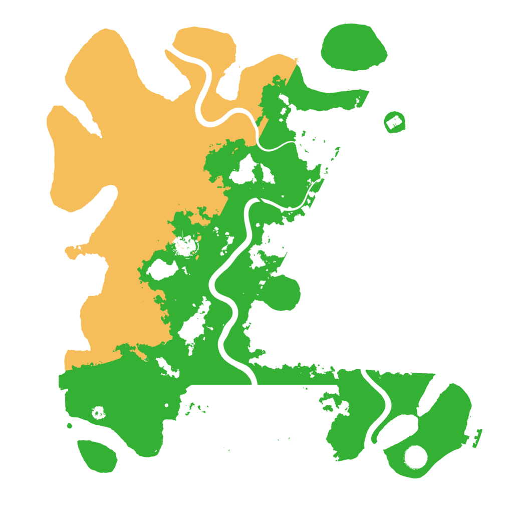 Biome Rust Map: Procedural Map, Size: 3900, Seed: 63164105