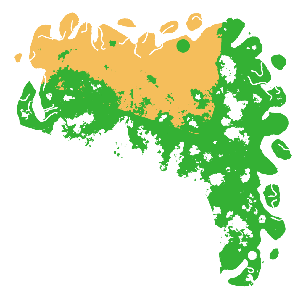 Biome Rust Map: Procedural Map, Size: 6000, Seed: 3670