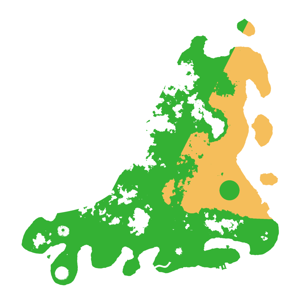 Biome Rust Map: Procedural Map, Size: 3950, Seed: 79315096