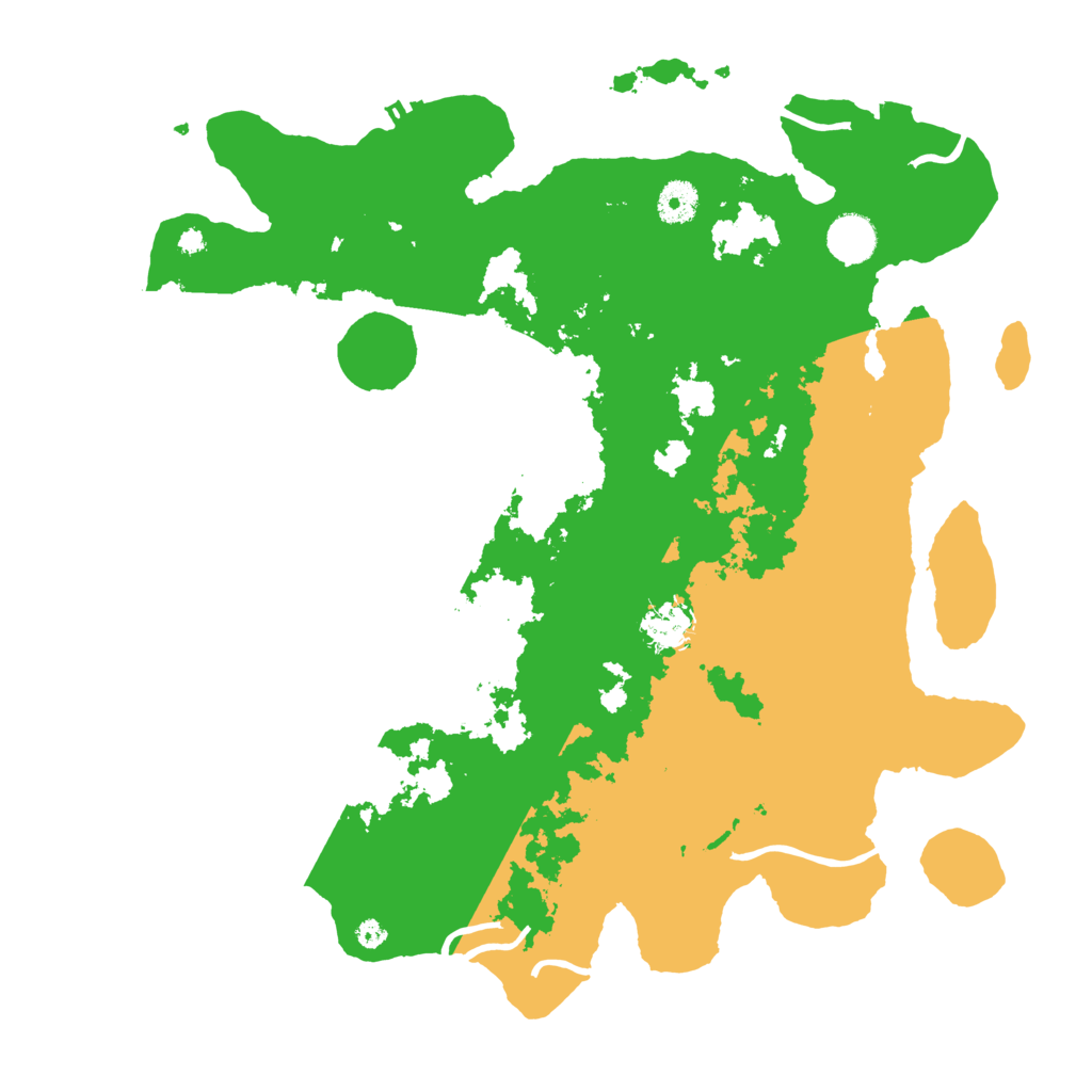 Biome Rust Map: Procedural Map, Size: 3900, Seed: 58655806