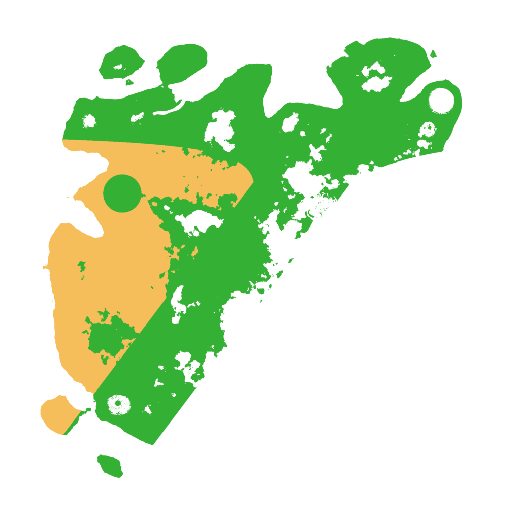 Biome Rust Map: Procedural Map, Size: 3600, Seed: 23110