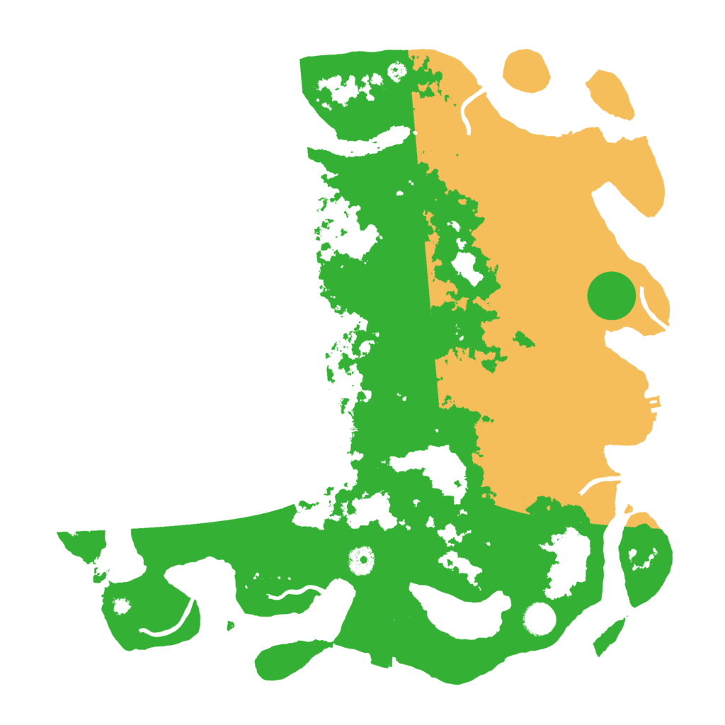 Biome Rust Map: Procedural Map, Size: 3950, Seed: 31037465