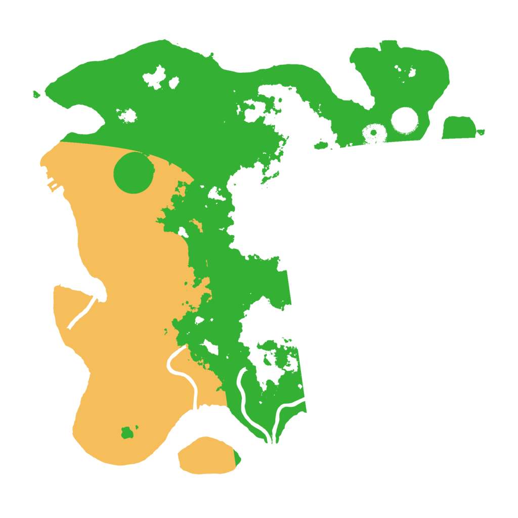 Biome Rust Map: Procedural Map, Size: 3450, Seed: 61637324