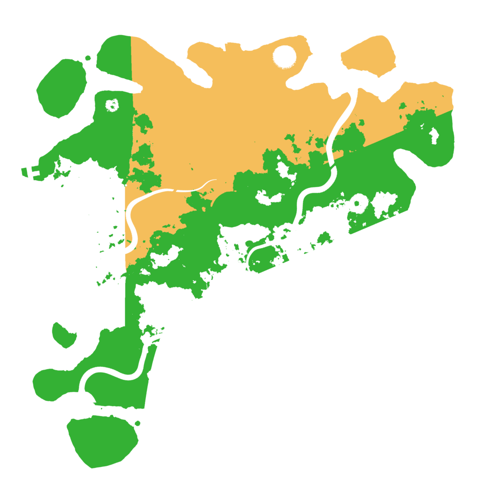 Biome Rust Map: Procedural Map, Size: 3800, Seed: 58342826