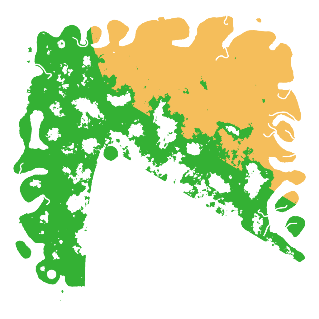 Biome Rust Map: Procedural Map, Size: 6000, Seed: 1120535500