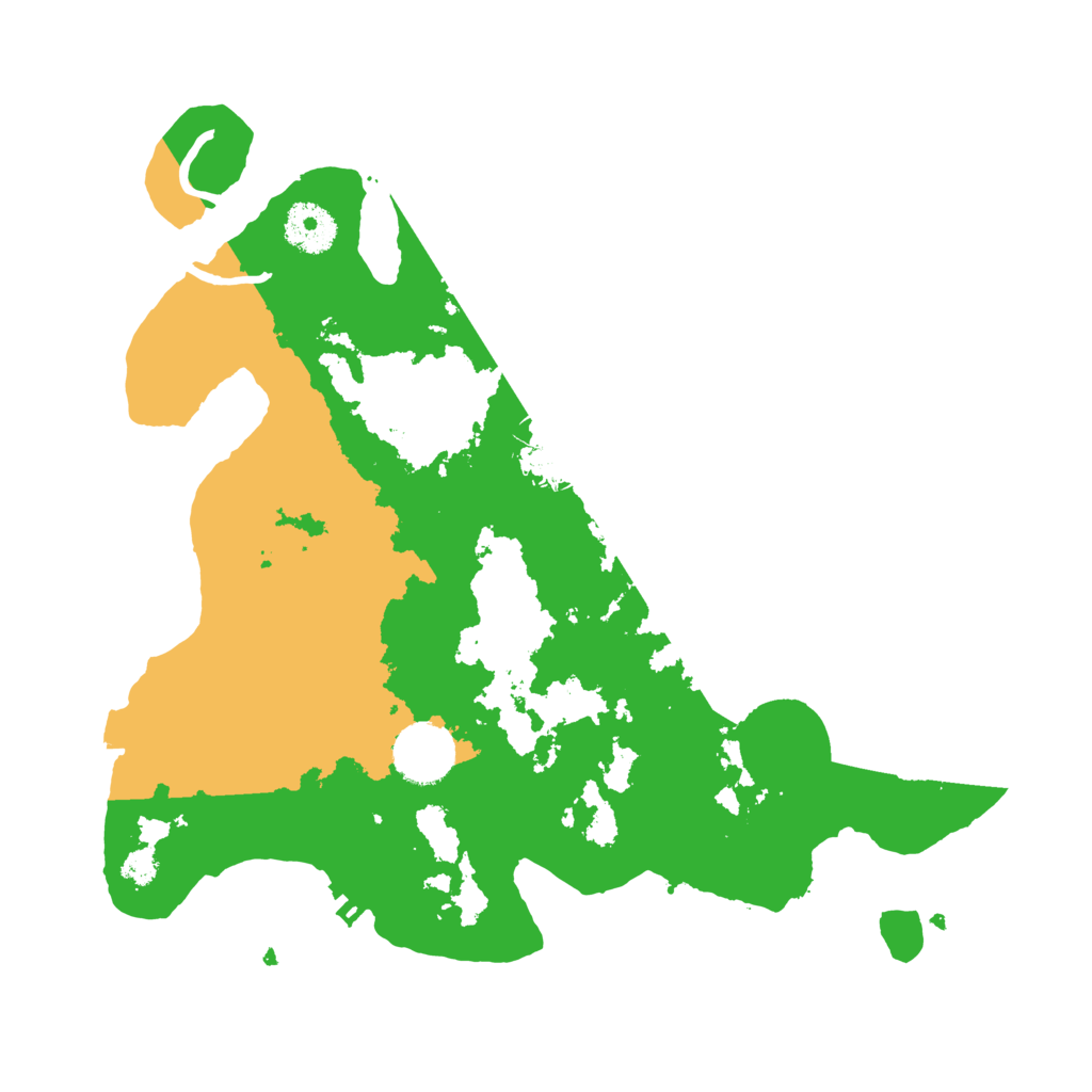 Biome Rust Map: Procedural Map, Size: 3250, Seed: 8588