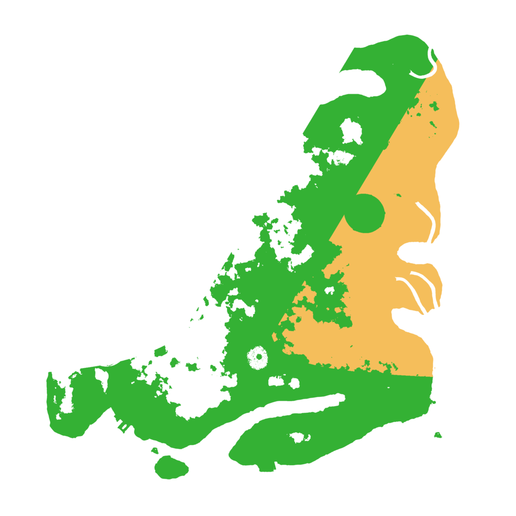 Biome Rust Map: Procedural Map, Size: 3600, Seed: 14565778