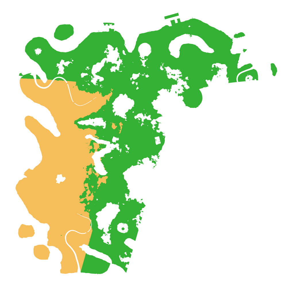 Biome Rust Map: Procedural Map, Size: 4100, Seed: 14040649