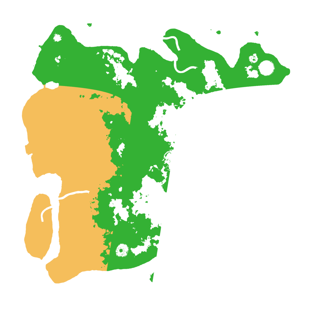 Biome Rust Map: Procedural Map, Size: 3650, Seed: 33896000