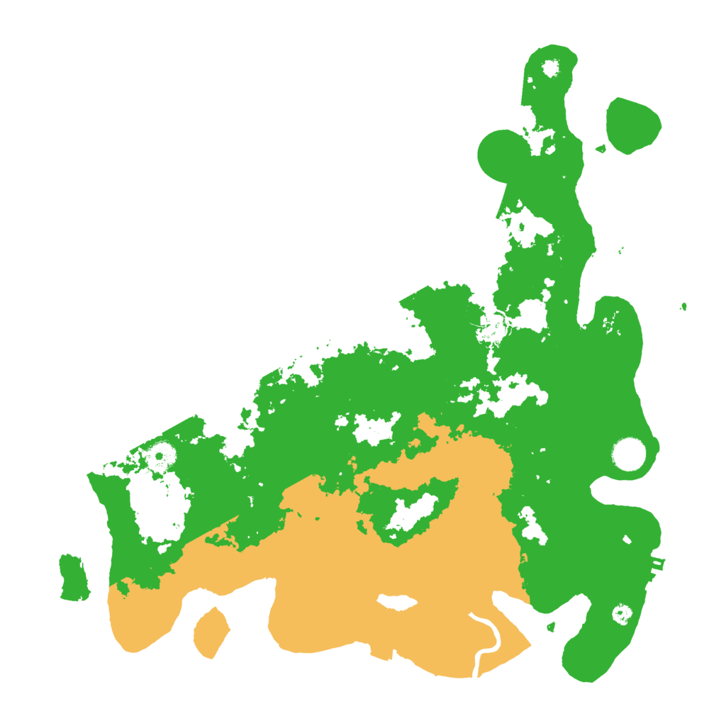 Biome Rust Map: Procedural Map, Size: 3800, Seed: 77958292