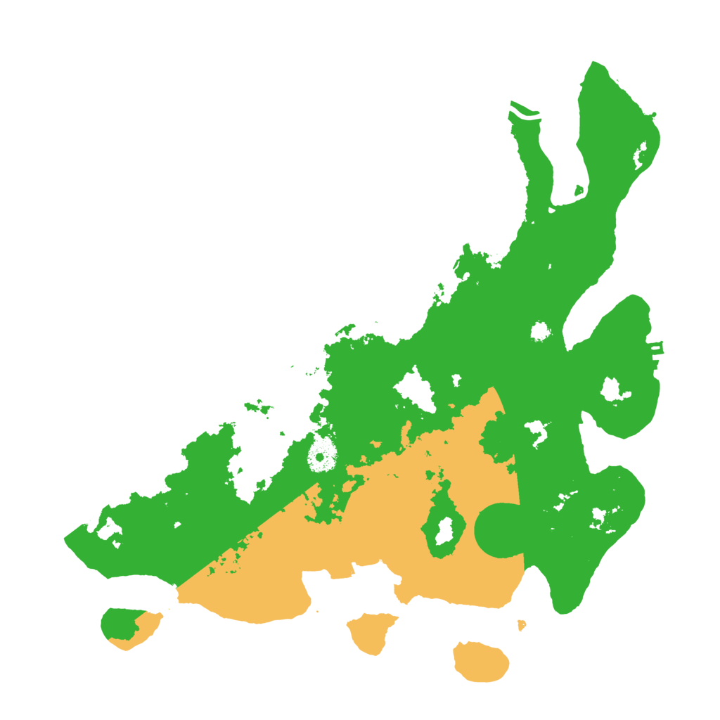 Biome Rust Map: Procedural Map, Size: 3450, Seed: 55153633
