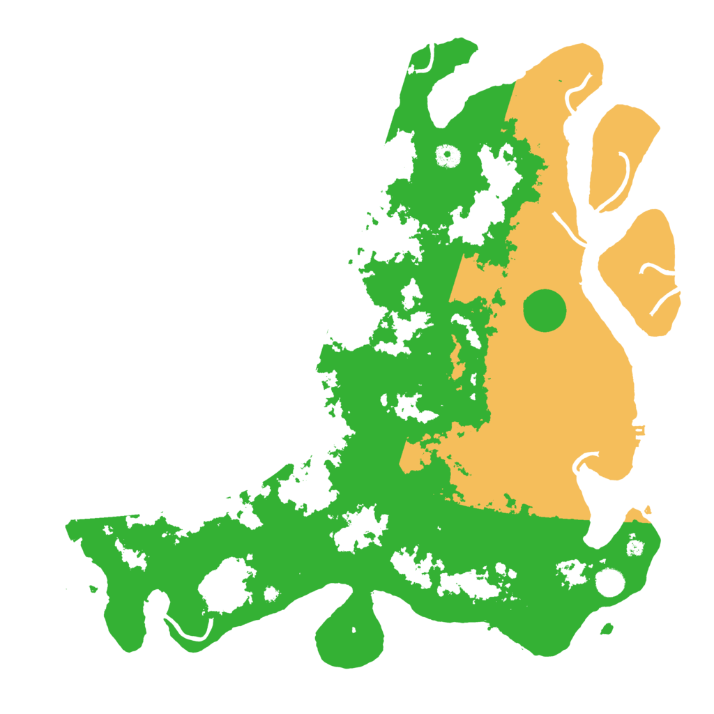 Biome Rust Map: Procedural Map, Size: 4400, Seed: 98727297