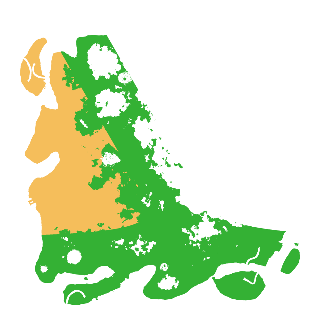 Biome Rust Map: Procedural Map, Size: 4100, Seed: 23985457