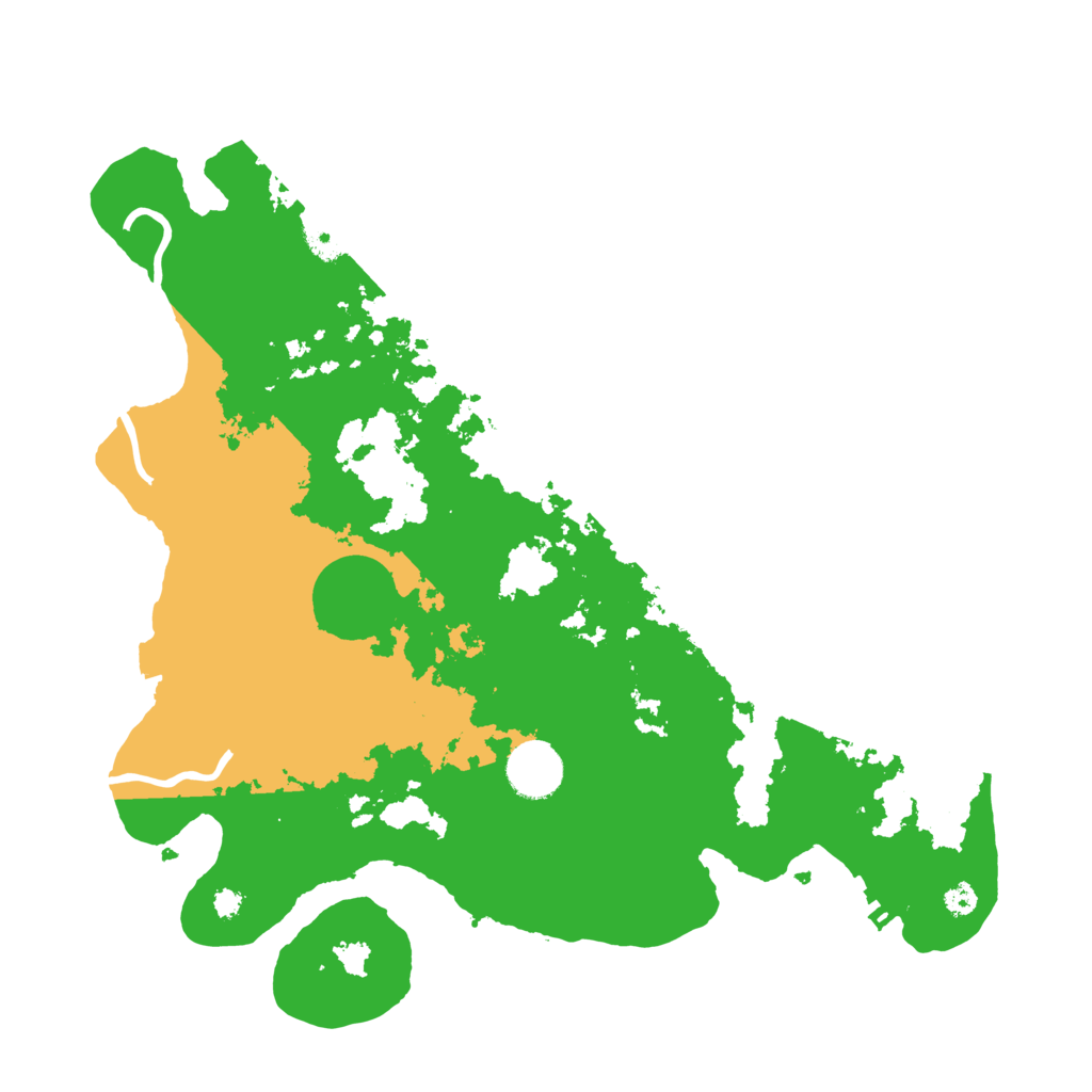 Biome Rust Map: Procedural Map, Size: 3500, Seed: 21053806
